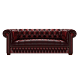 Linwood 3 Sits Chesterfield Soffa Antique Red