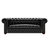 Linwood 3 Sits Chesterfield Soffa Birch Black