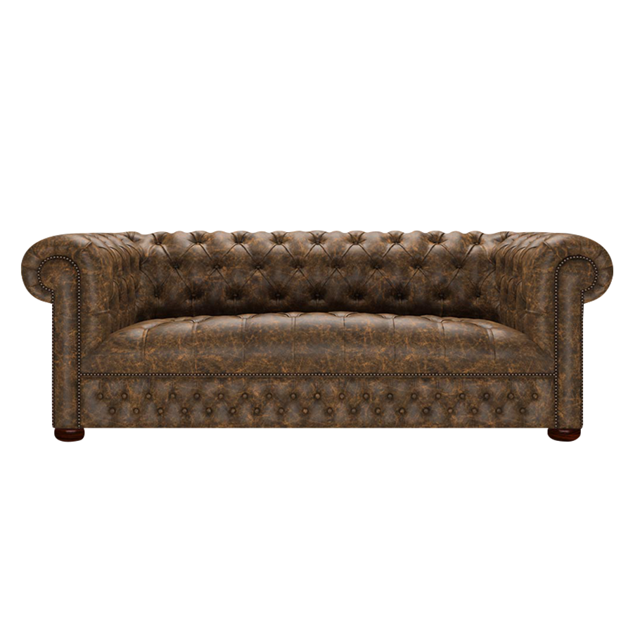 Linwood 3 Sits Chesterfield Soffa Etna Brandy