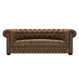 Linwood 3 Sits Chesterfield Soffa Etna Brandy