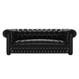 Linwood 3 Sits Chesterfield Soffa Old English Black