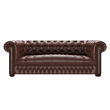 Linwood 3 Sits Chesterfield Soffa Old English Dark Brown