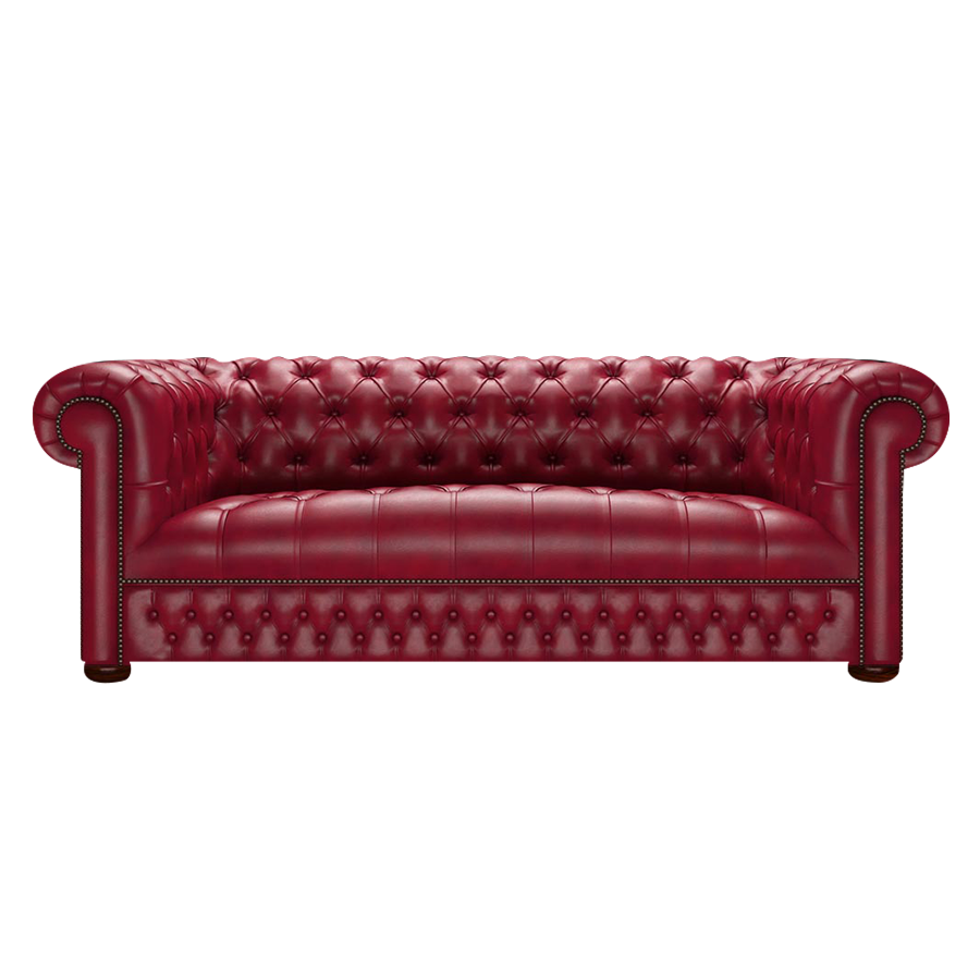 Linwood 3 Sits Chesterfield Soffa Old English Gamay