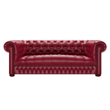 Linwood 3 Sits Chesterfield Soffa Old English Gamay