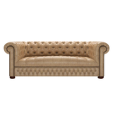 Linwood 3 Sits Chesterfield Soffa Old English Parchment
