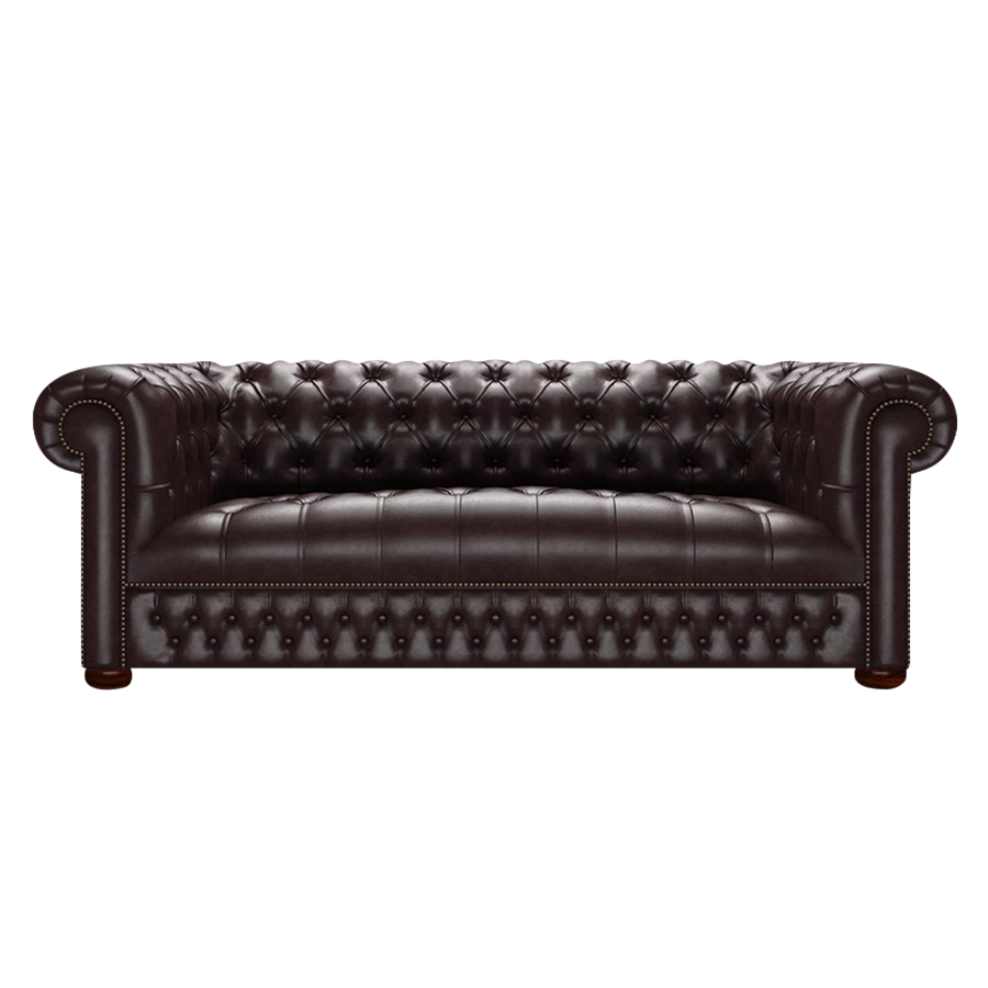 Linwood 3 Sits Chesterfield Soffa Old English Smoke