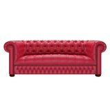 Linwood 3 Sits Chesterfield Soffa Shelly Flame Red