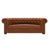 Linwood 3 Sits Chesterfield Soffa Tudor Chestnut