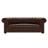 Linwood 3 Sits Chesterfield Soffa Tudor Mahogany