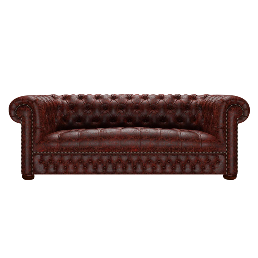 Linwood 3 Sits Chesterfield Soffa Tudor Oxblood