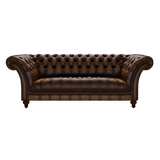 Montgomery 3 Sits Chesterfield Soffa Antique Autumn Tan