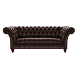 Montgomery 3 Sits Chesterfield Soffa Antique Brown