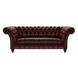 Montgomery 3 Sits Chesterfield Soffa Antique Chestnut