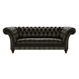 Montgomery 3 Sits Chesterfield Soffa Antique Olive