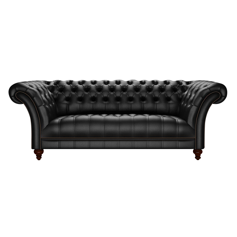 Montgomery 3 Sits Chesterfield Soffa Birch Black