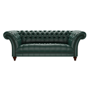 Montgomery 3 Sits Chesterfield Soffa Birch Forest Green