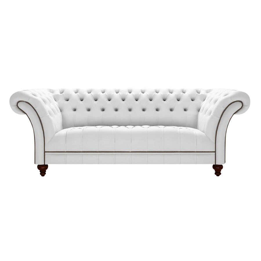 Montgomery 3 Sits Chesterfield Soffa Birch White