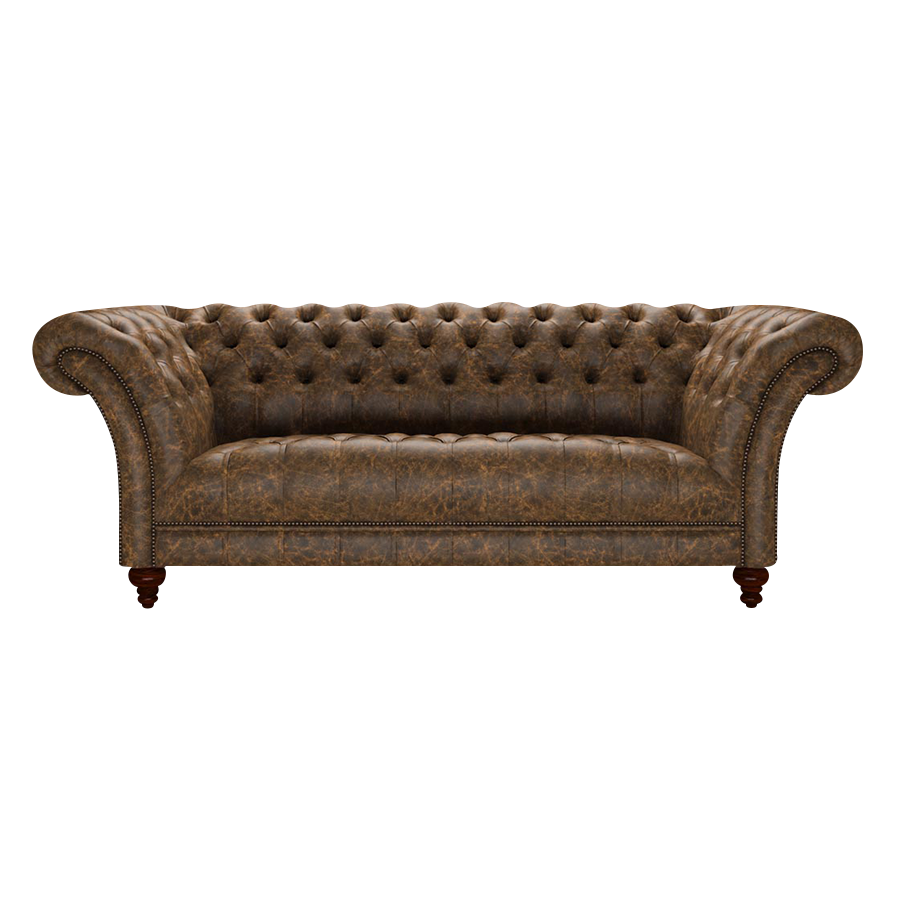 Montgomery 3 Sits Chesterfield Soffa Etna Brandy