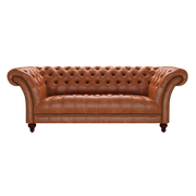 Montgomery 3 Sits Chesterfield Soffa Old English Bruciato