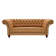 Montgomery 3 Sits Chesterfield Soffa Old English Buckskin