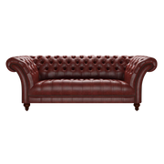 Montgomery 3 Sits Chesterfield Soffa Old English Chestnut