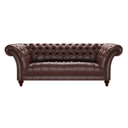 Montgomery 3 Sits Chesterfield Soffa Old English Dark Brown