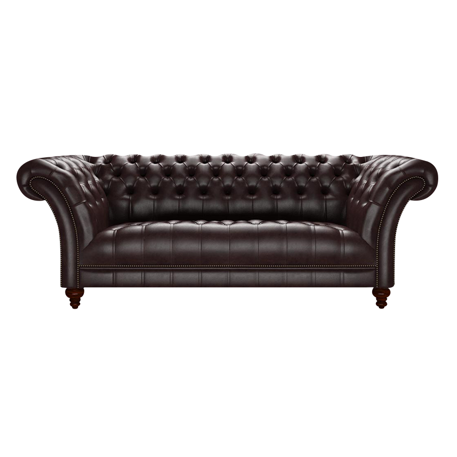Montgomery 3 Sits Chesterfield Soffa Old English Smoke