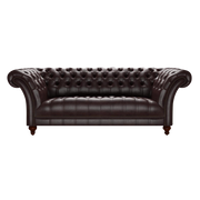 Montgomery 3 Sits Chesterfield Soffa Old English Smoke