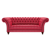 Montgomery 3 Sits Chesterfield Soffa Shelly Flame Red