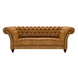 Montgomery 3 Sits Chesterfield Soffa Tudor Mustard