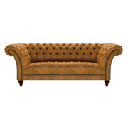 Montgomery 3 Sits Chesterfield Soffa Tudor Mustard