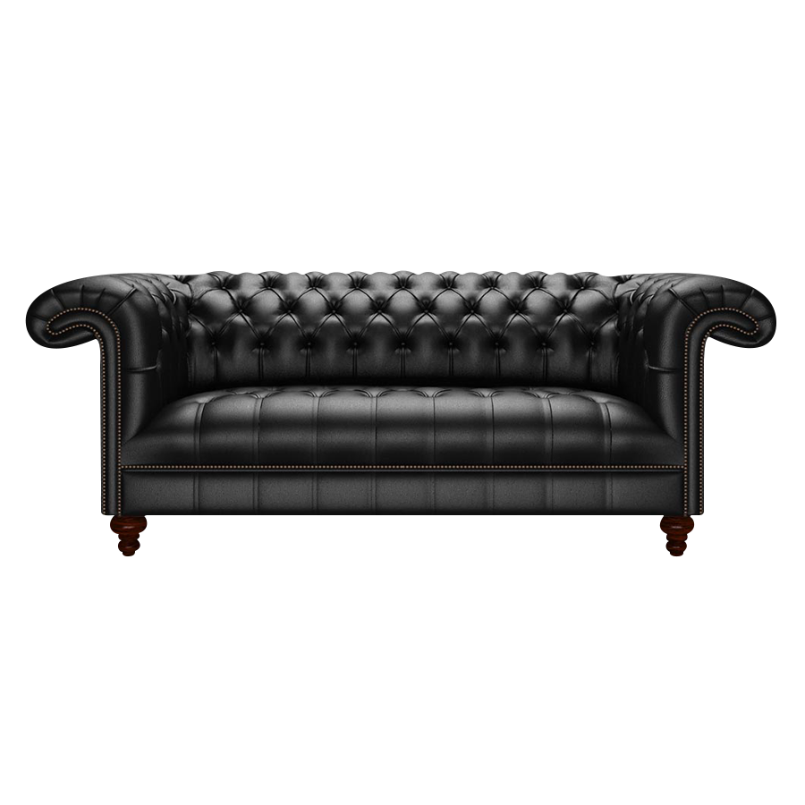Nelson 3 Sits Chesterfield Soffa Birch Black
