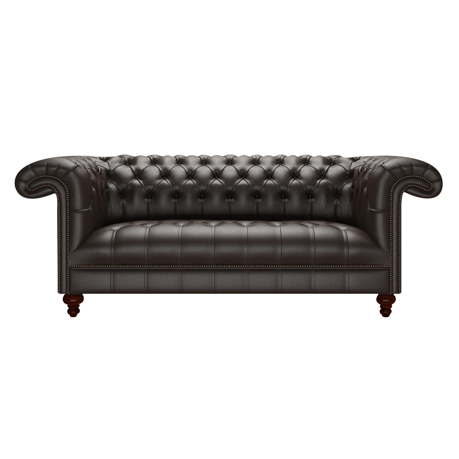Nelson 3 Sits Chesterfield Soffa Birch Brown