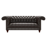 Nelson 3 Sits Chesterfield Soffa Birch Brown