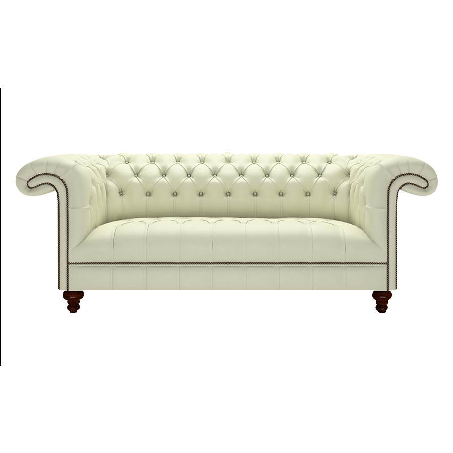 Nelson 3 Sits Chesterfield Soffa Birch Cream