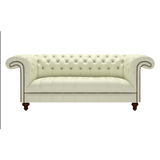 Nelson 3 Sits Chesterfield Soffa Birch Cream