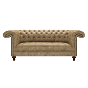 Nelson 3 Sits Chesterfield Soffa Etna Beige