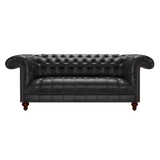 Nelson 3 Sits Chesterfield Soffa Etna Black