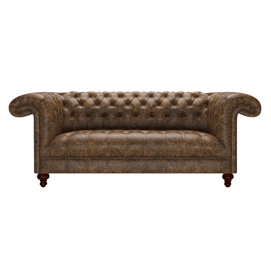 Nelson 3 Sits Chesterfield Soffa Etna Brandy