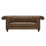 Nelson 3 Sits Chesterfield Soffa Etna Brandy