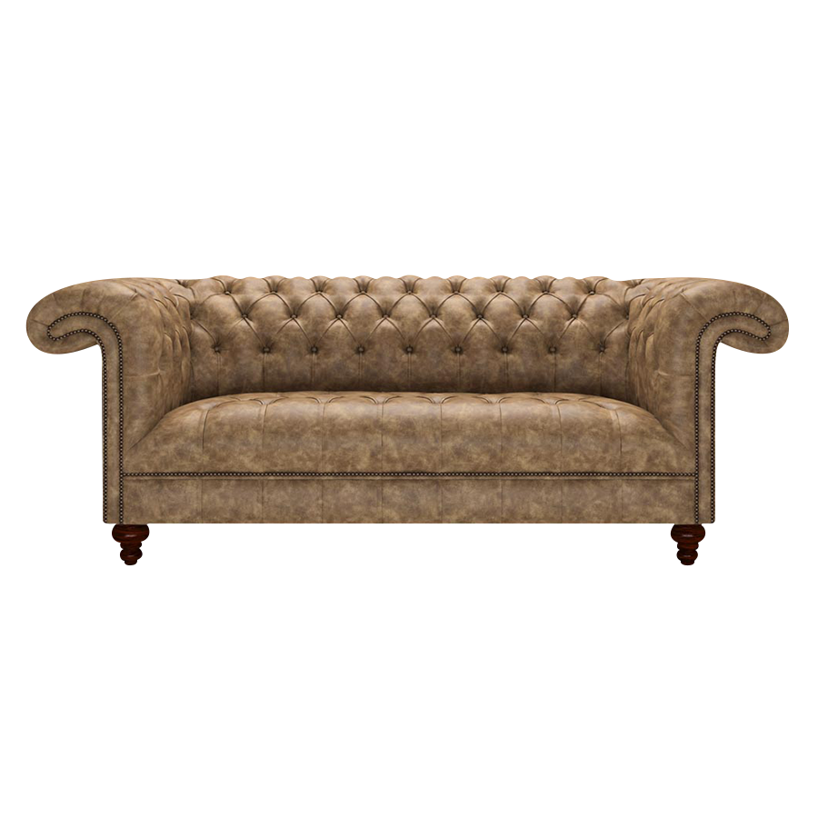 Nelson 3 Sits Chesterfield Soffa Etna Camel