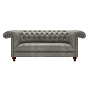 Nelson 3 Sits Chesterfield Soffa Etna Grey