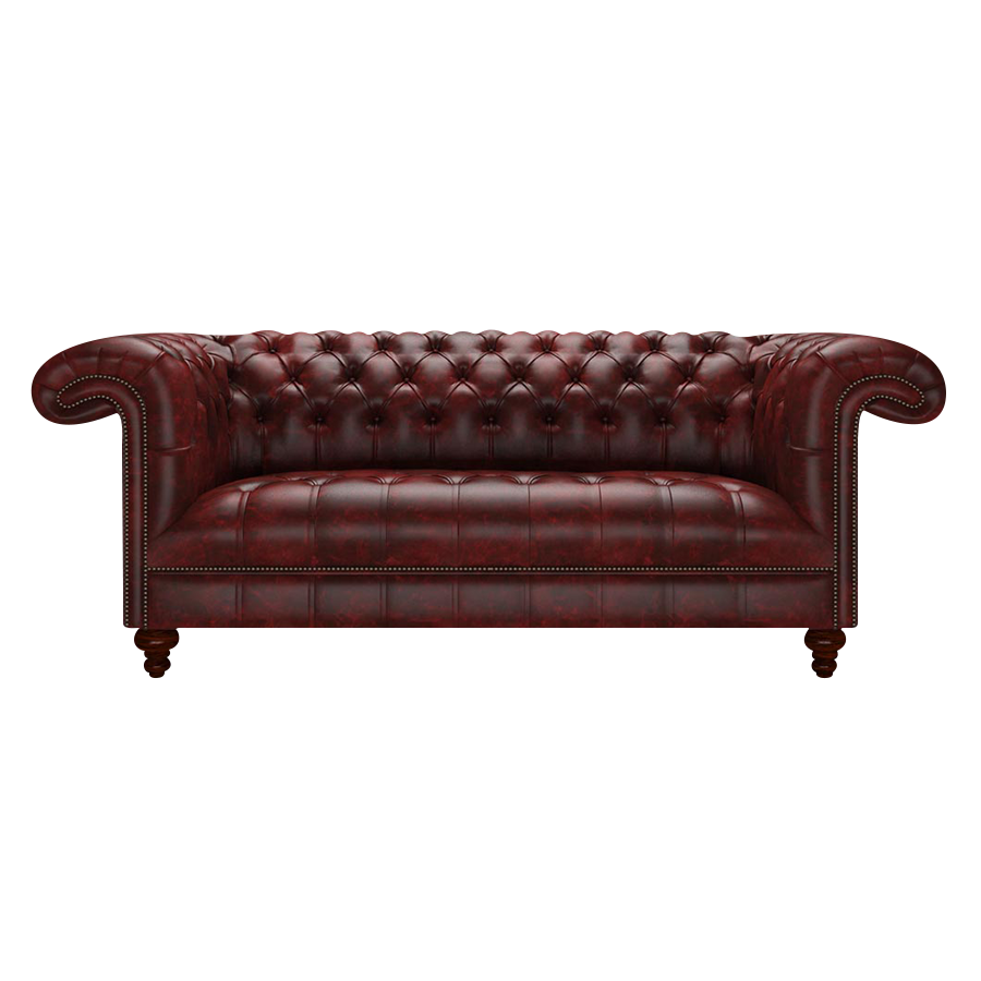 Nelson 3 Sits Chesterfield Soffa Etna Red