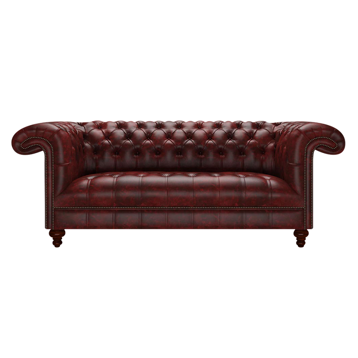 Nelson 3 Sits Chesterfield Soffa Etna Red