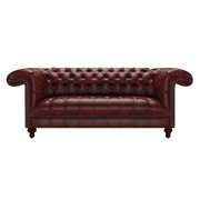 Nelson 3 Sits Chesterfield Soffa Etna Red