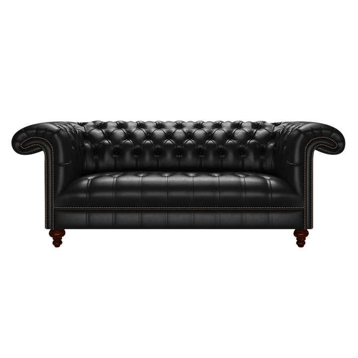 Nelson 3 Sits Chesterfield Soffa Old English Black