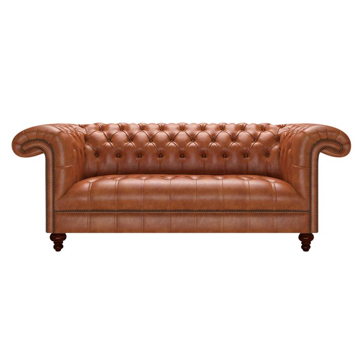 Nelson 3 Sits Chesterfield Soffa Old English Bruciato