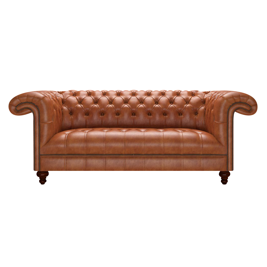 Nelson 3 Sits Chesterfield Soffa Old English Bruciato