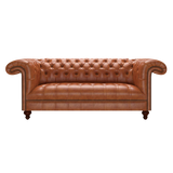Nelson 3 Sits Chesterfield Soffa Old English Bruciato