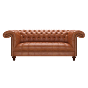 Nelson 3 Sits Chesterfield Soffa Old English Bruciato